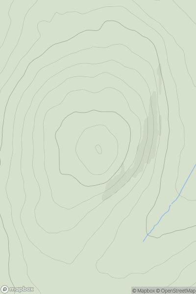 Thumbnail image for Stone Hill [Ayr to the River Clyde] showing contour plot for surrounding peak